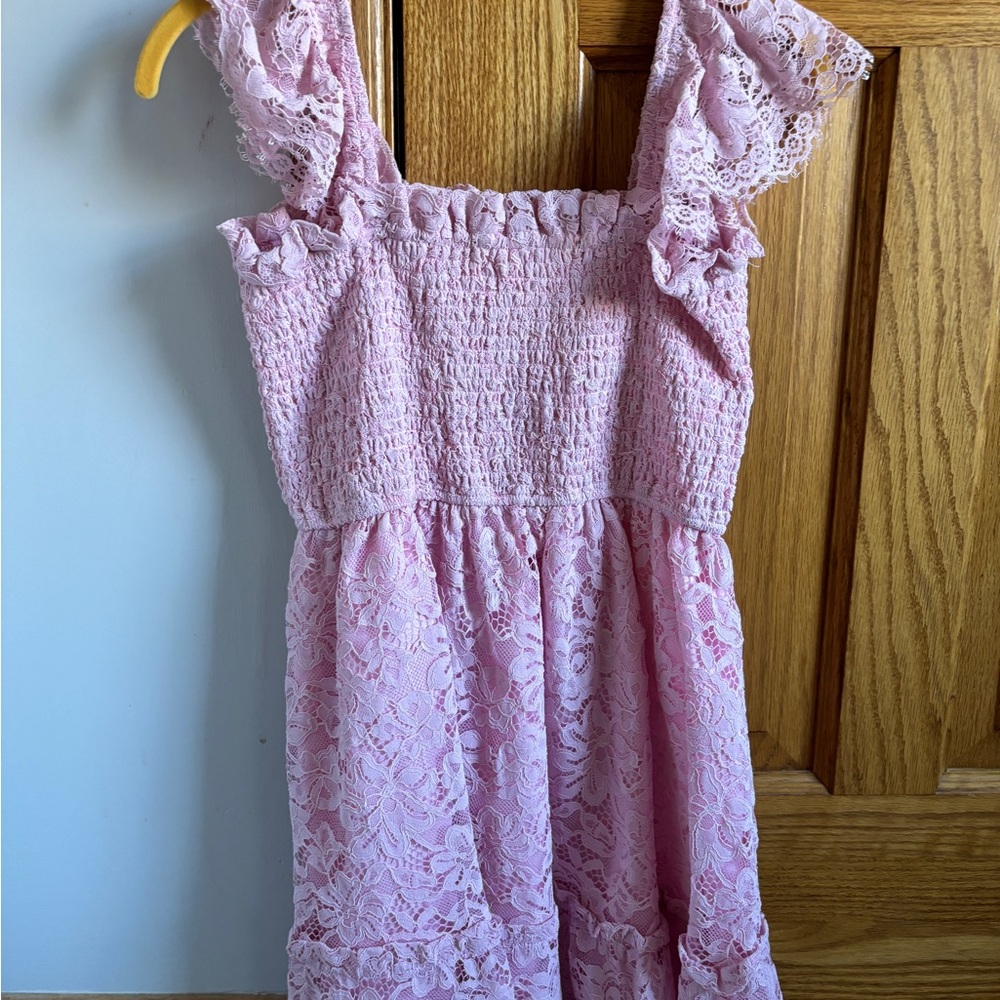 Pink Lace Dress